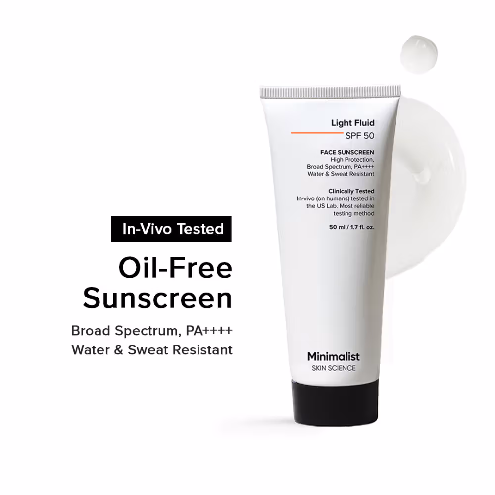 Minimalist Light Fluid SPF 50 Face Sunscreen (50ml)